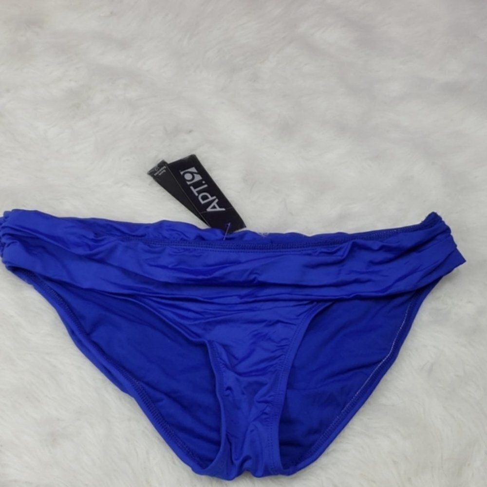 new apt 9 royal blue bikini bottom womens plus size 16